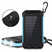 Solar Power Bank Real 20000 mAh Dual USB External Waterproof Polymer Battery Charger Outdoor Light Lamp Powerbank Ferisi