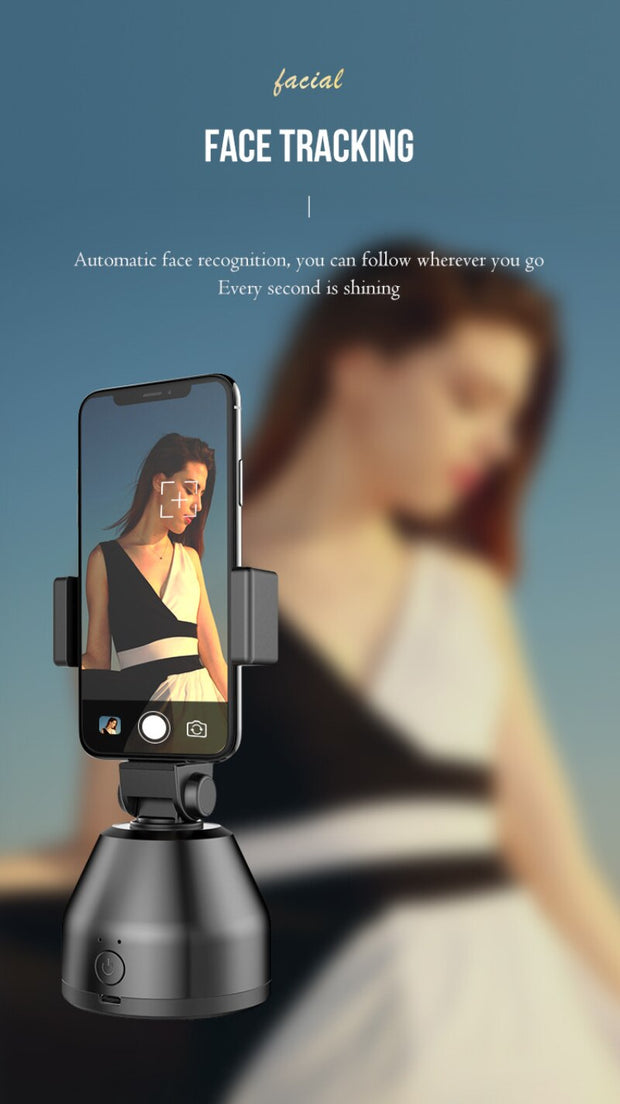 Selfie Stick Smart AI Gimbal Personal Robot Cameraman 360°Auto Rotation Face Tracking Mobile Phone Stand For IPhone IOS Android