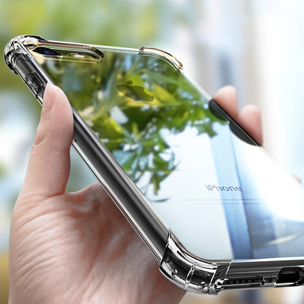 Transparent Shockproof Soft Silicone Phone Case
