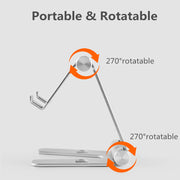 Rotatable Aluminum Alloy Tablet Holder