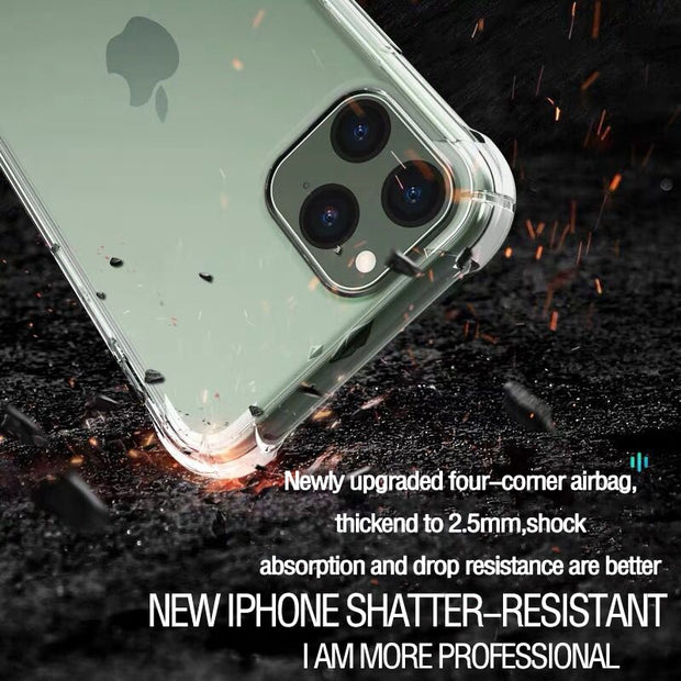Transparent Shockproof Soft Silicone Phone Case