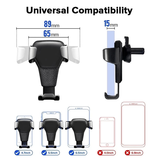 Universal Gravity Auto Phone Holder