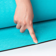 Single/Double Color Non-Slip Yoga Mat With Position Line