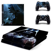 Star Wars Darth Vader PS4 Skin Sticker Decal for Sony PlayStation 4 Console and 2 Controller Skin PS4 Sticker Vinyl Accessory