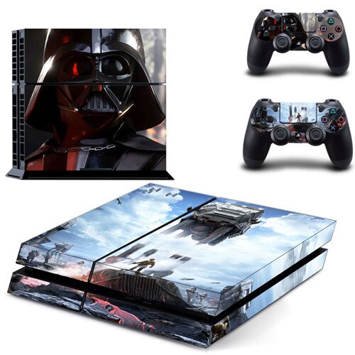 Star Wars Darth Vader PS4 Skin Sticker Decal for Sony PlayStation 4 Console and 2 Controller Skin PS4 Sticker Vinyl Accessory